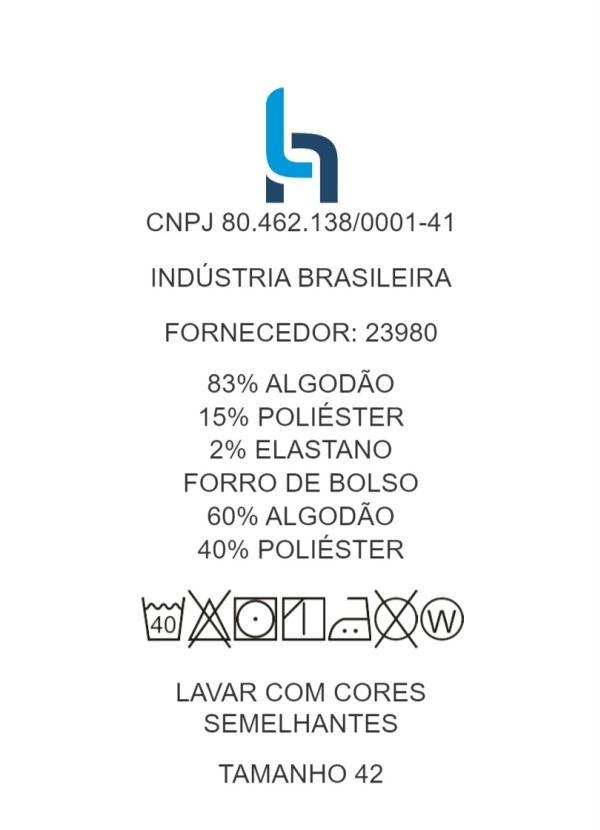 Queima Estoque - Calça Jeans Pantacourt Azul Médio 11