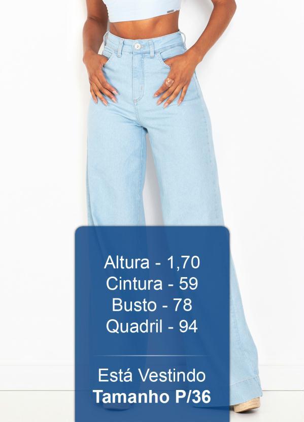 Colcci - Calça Jeans Pantalona Azul 5