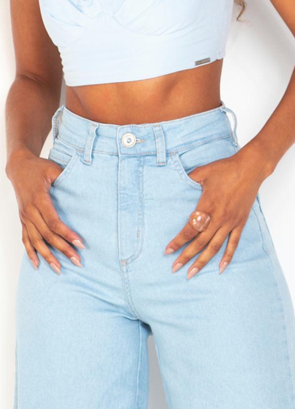 Colcci - Calça Jeans Pantalona Azul 6