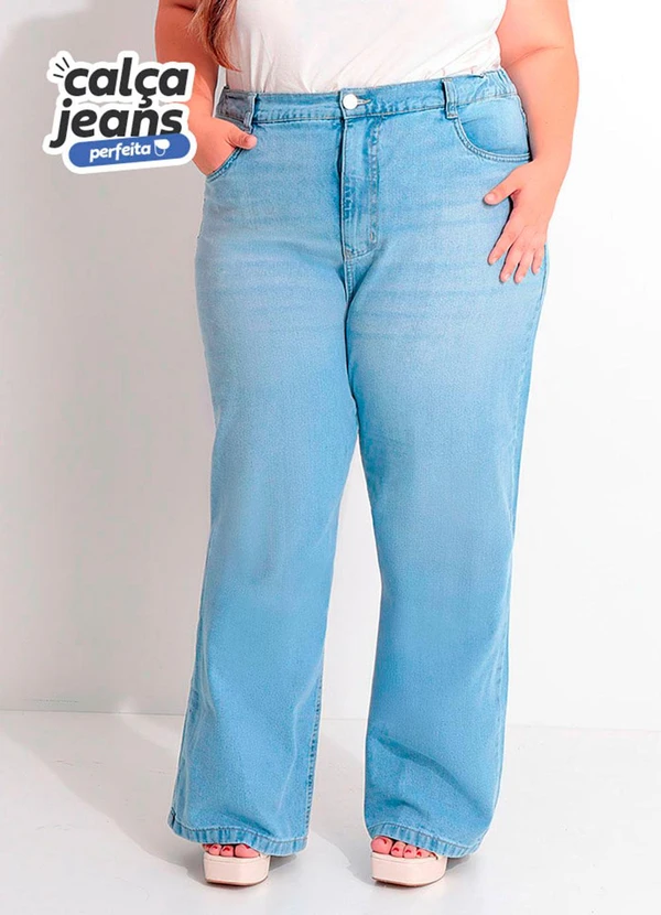 Quintess - Calça Jeans Perfeita Azul Claro 3