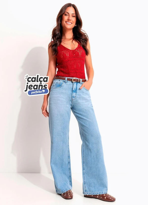 Quintess - Calça Jeans Perfeita Azul Claro 5