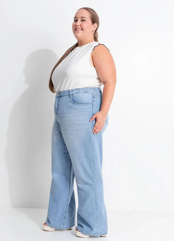 Quintess - Calça Jeans Perfeita Azul Claro 6