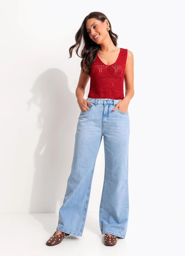 Quintess - Calça Jeans Perfeita Azul Claro 7