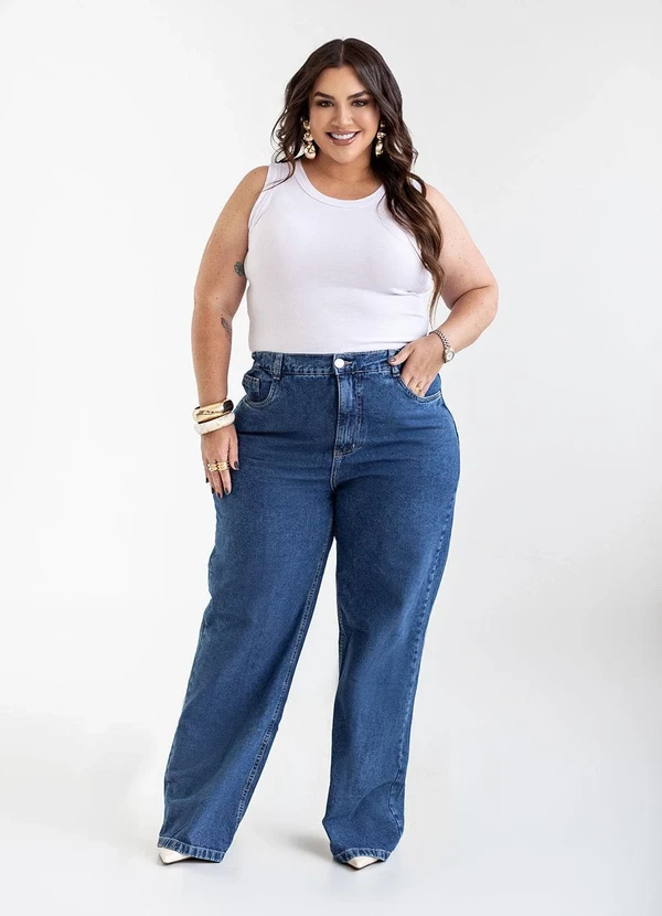 Quintess - Calça Jeans Perfeita Azul Médio 11