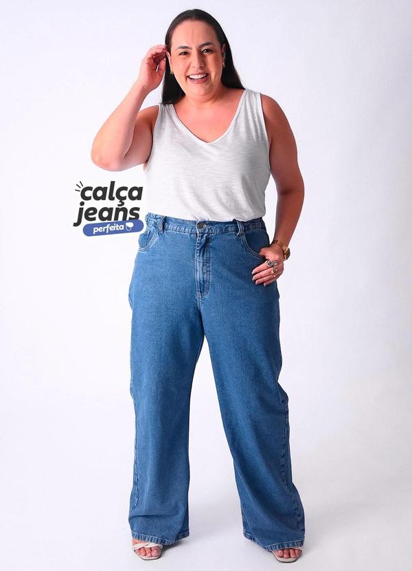 Quintess - Calça Jeans Perfeita Azul Médio 2
