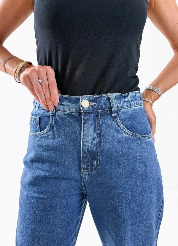 Quintess - Calça Jeans Perfeita Azul Médio 6