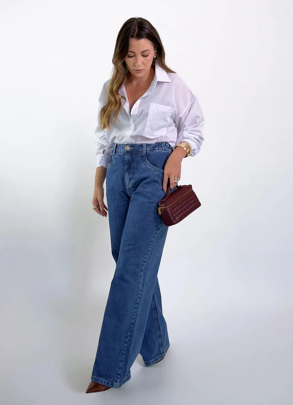 Quintess - Calça Jeans Perfeita Azul Médio 8