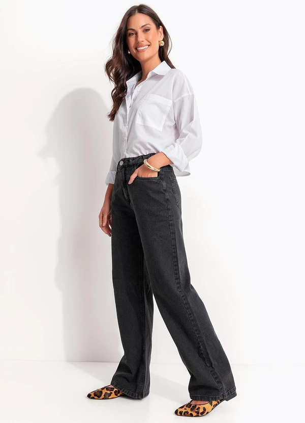 Quintess - Calça Jeans Perfeita Preta 2