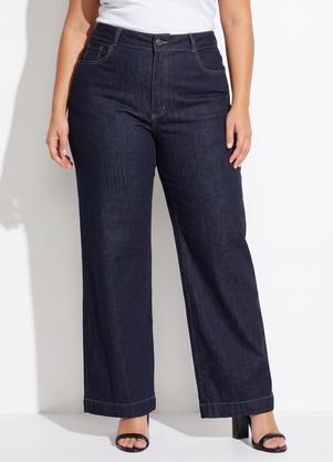 Cal�a Jeans Plus Size (Azul)