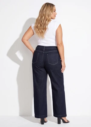 Sawary Jeans - Calça Jeans Plus Size Azul - SAWARY JEANS