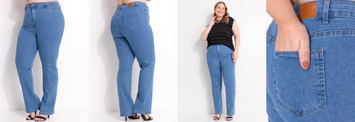Cala Jeans Plus Size Azul