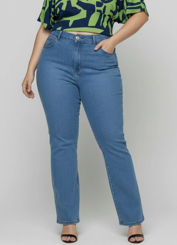 Sawary Jeans - Calça Jeans Plus Size Azul