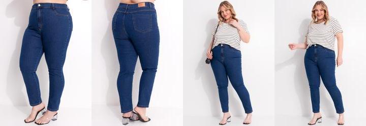 Cala Jeans Plus Size Azul
