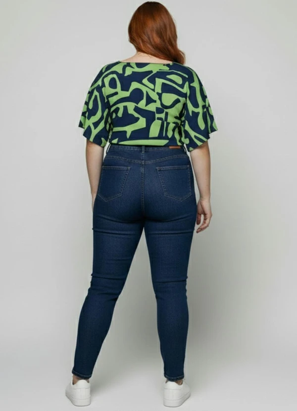 Sawary Jeans - Calça Jeans Plus Size Azul 4