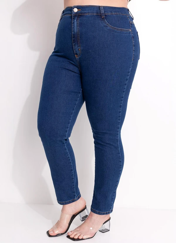 Sawary Jeans - Calça Jeans Plus Size Azul 6