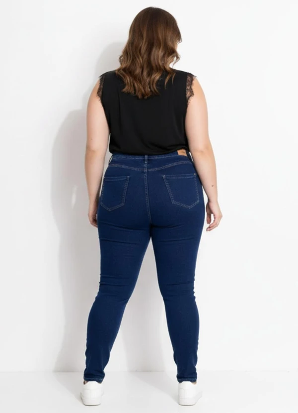 Sawary Jeans - Calça Jeans Plus Size Azul 4