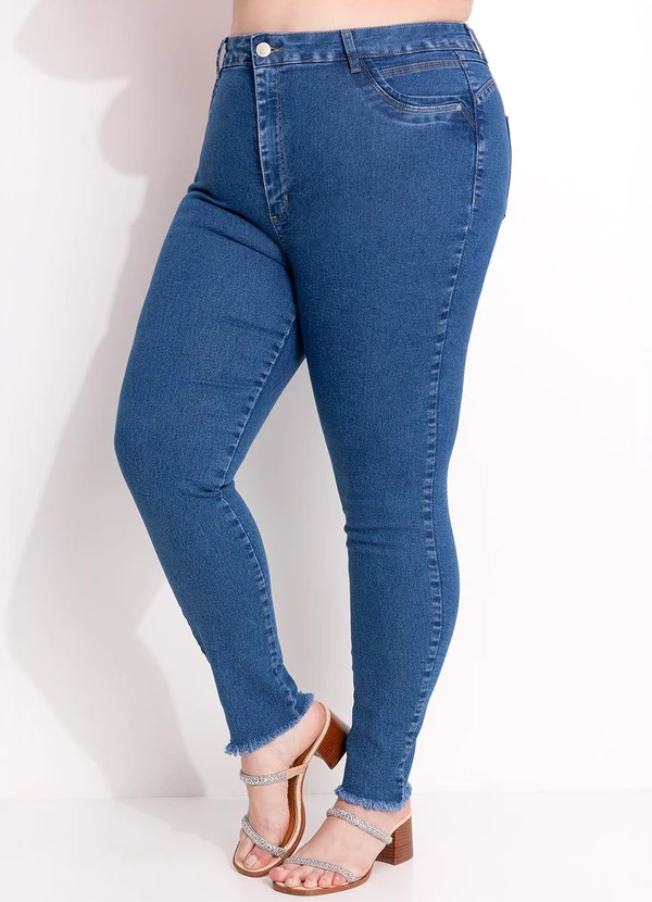 Sawary Jeans - Calça Jeans Plus Size Azul 6