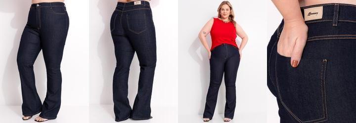 Cala Jeans Plus Size Azul