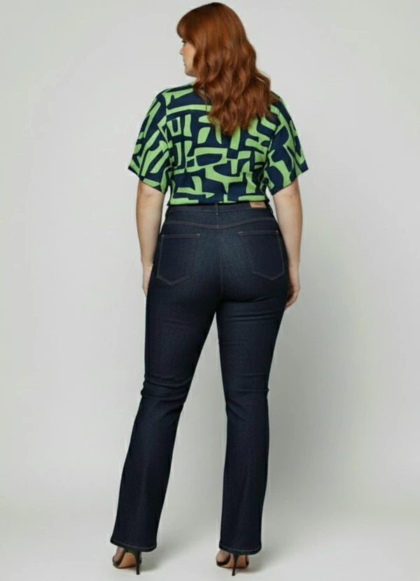 Sawary Jeans - Calça Jeans Plus Size Azul 4