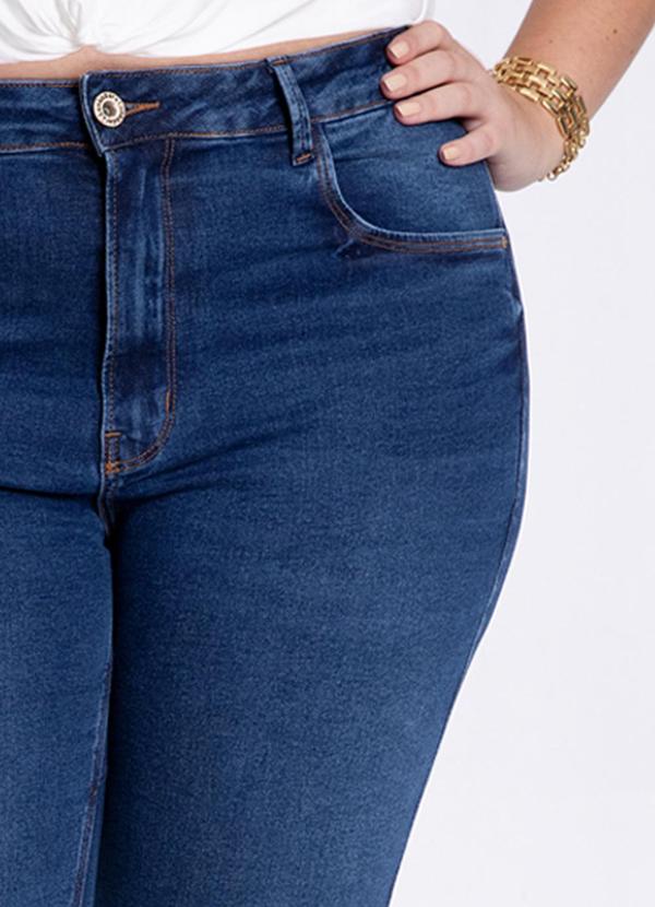 Lunender Mais Mulher - Calça Jeans Plus Size Skinny Cintura Média Jeans 5