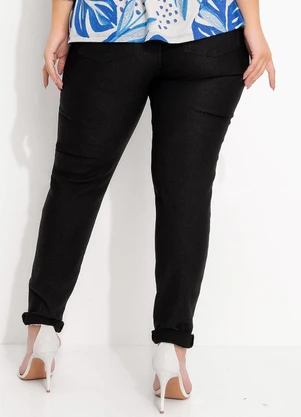 Quintess - Calça Jeans Preta Skinny - QUINTESS