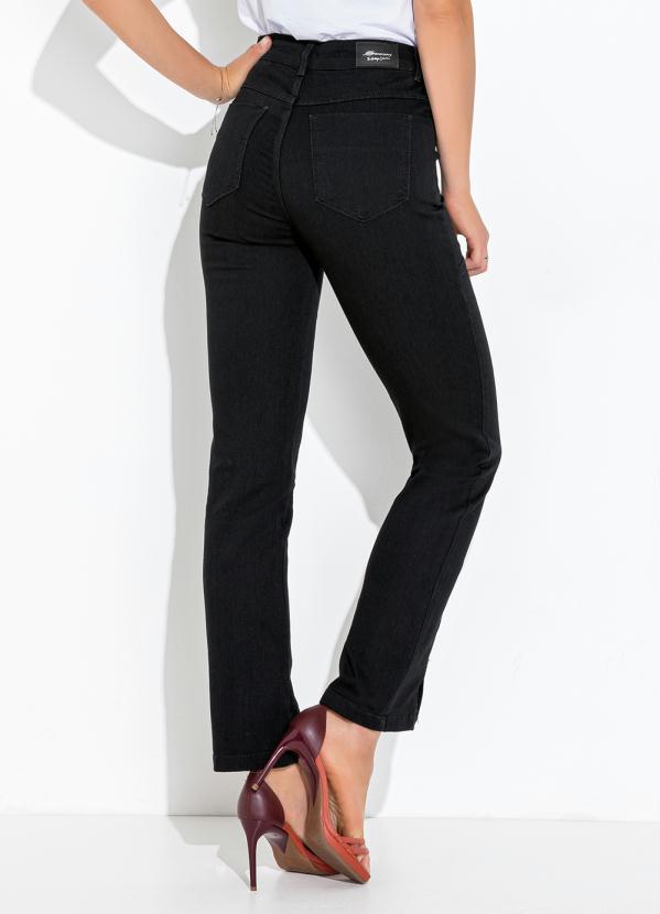 Sawary Jeans - Calça Jeans Preto Reta 2