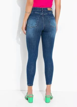 Sawary Jeans - Calça Jeans Push Up Cigarrete com Prega Sawary - SAWARY JEANS