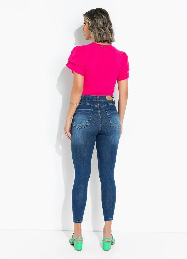 Sawary Jeans - Calça Jeans Push Up Cigarrete com Prega Sawary 4