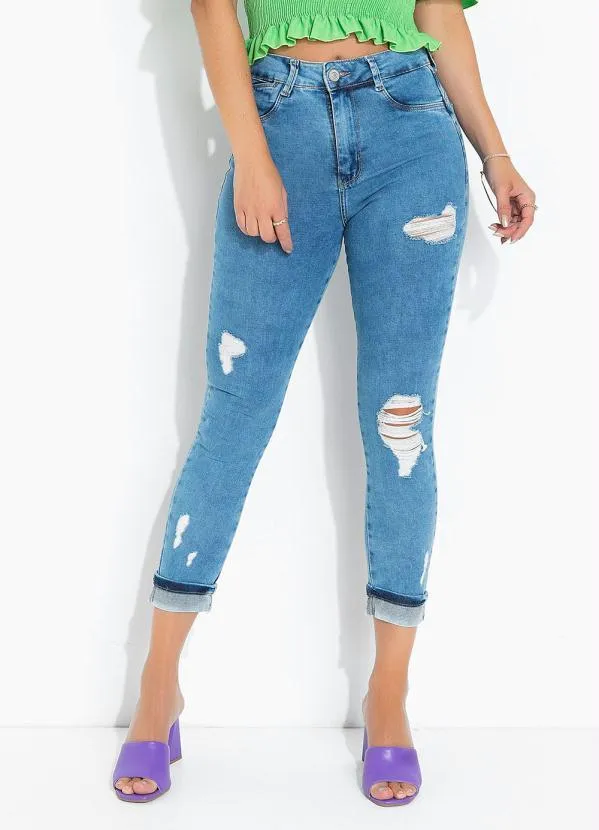 Sawary Jeans - Calça Jeans Push Up Cigarrete Sawary