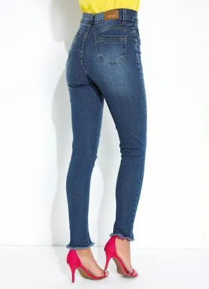 Sawary Jeans - Calça Jeans Push Up com Fendas e Rasgos Sawary - SAWARY JEANS