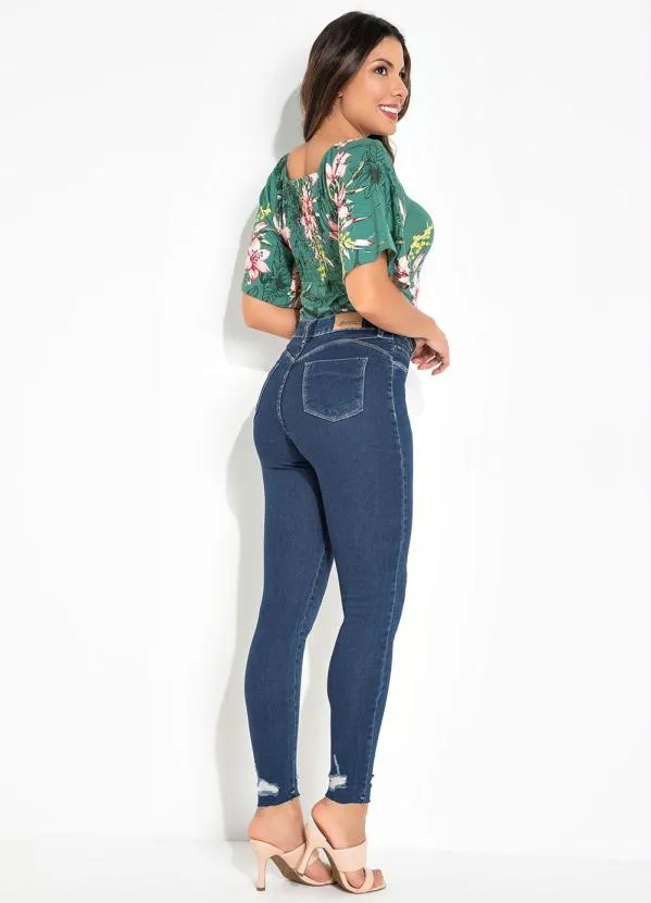 Sawary Jeans - Calça Jeans Push Up Destroyed na Barra Sawary 5