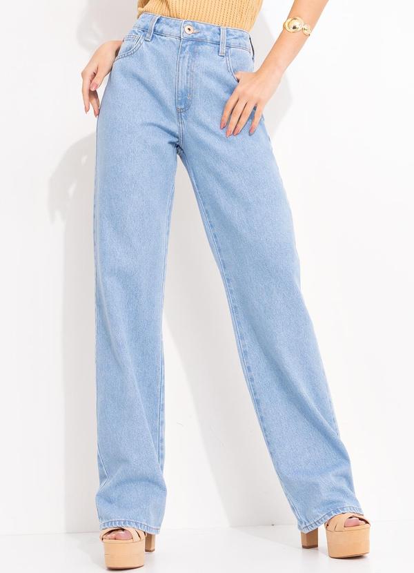 Forum - Calça Jeans Raquel Wide Leg Azul