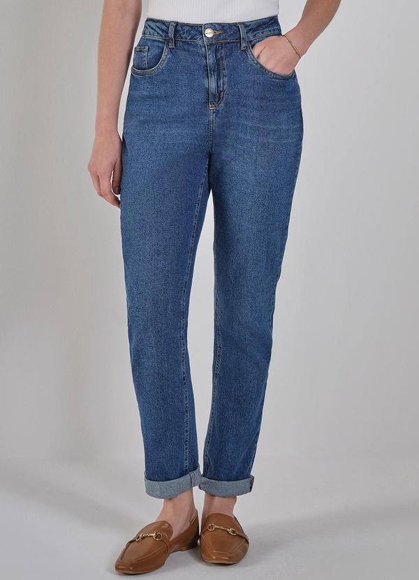 Principessa - Calça Jeans Reta Azul Darcy Azul