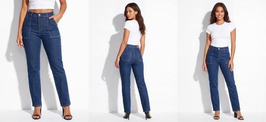 Cal�a Jeans Reta Azul