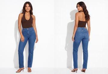 Cal�a Jeans Reta Azul