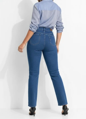 Sawary Jeans - Calça Jeans Reta Azul - SAWARY JEANS