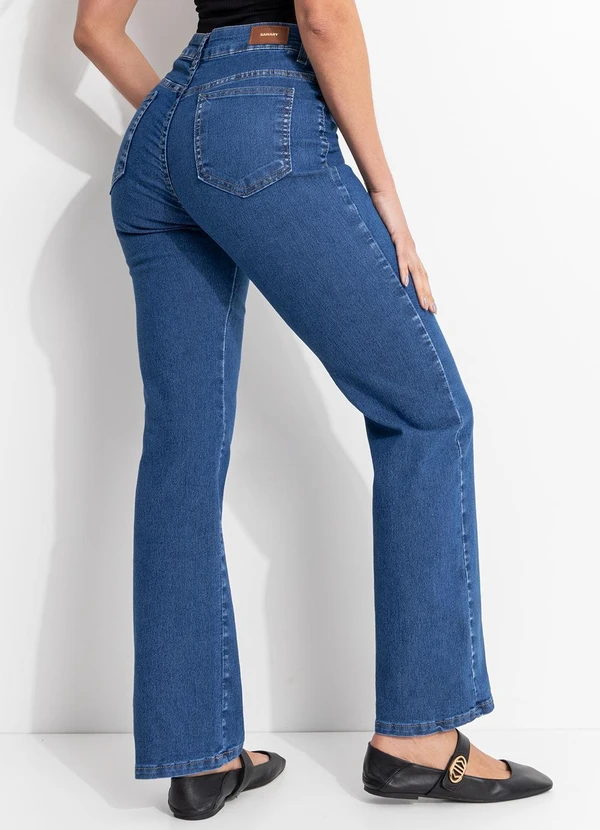 Sawary Jeans - Calça Jeans Reta Azul 7