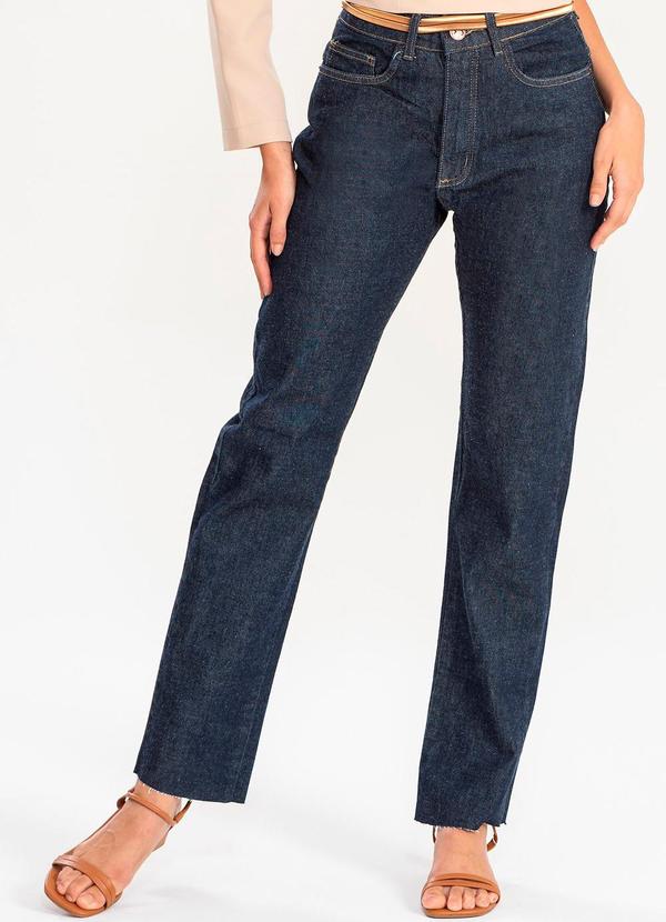 Meu Jeans - Calça Jeans Reta Ninajeans Escuro Azul