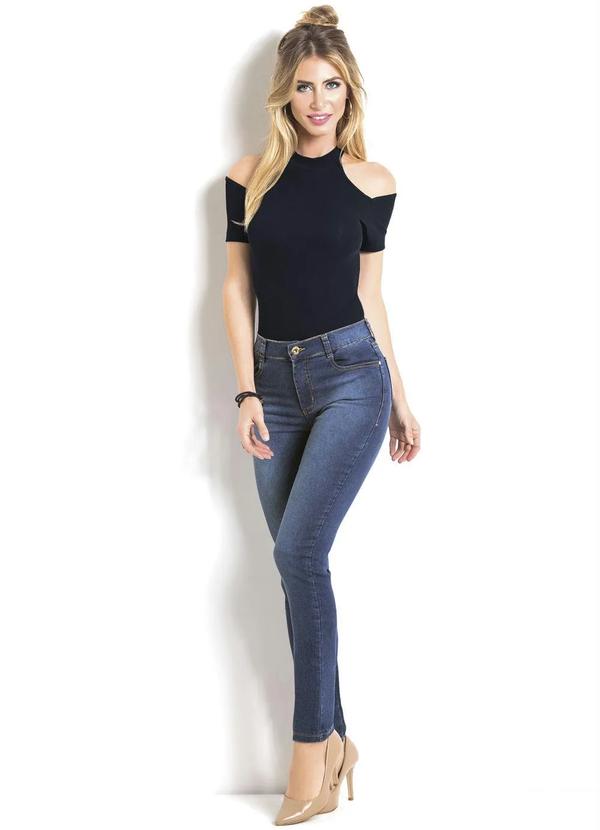 Sawary Jeans - Calça Jeans Sawary Modelo Cigarrete Azul 2