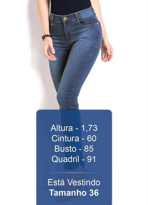 Sawary Jeans - Calça Jeans Sawary Modelo Cigarrete Azul 3