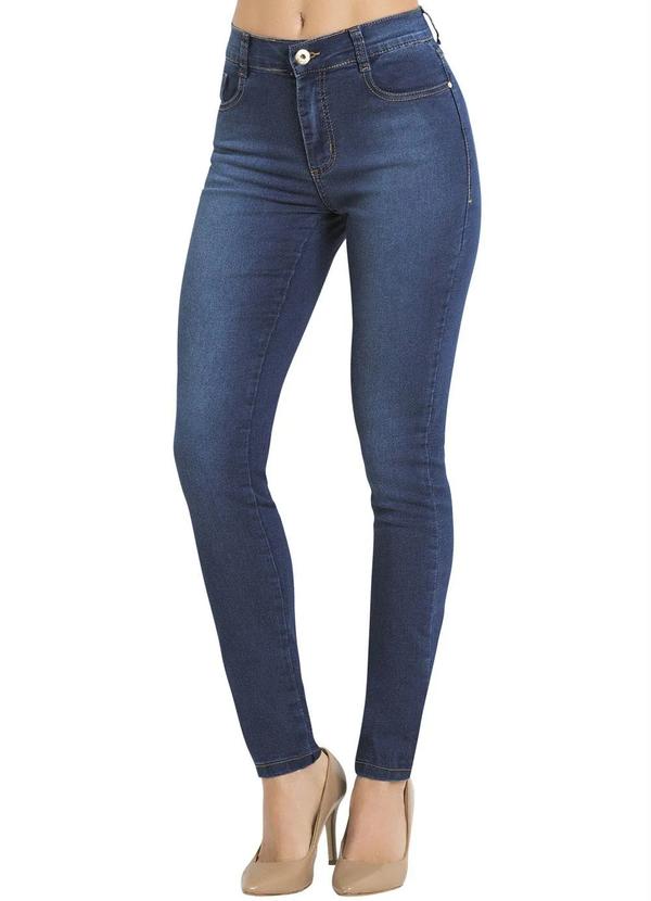 Sawary Jeans - Calça Jeans Sawary Modelo Cigarrete Azul 4