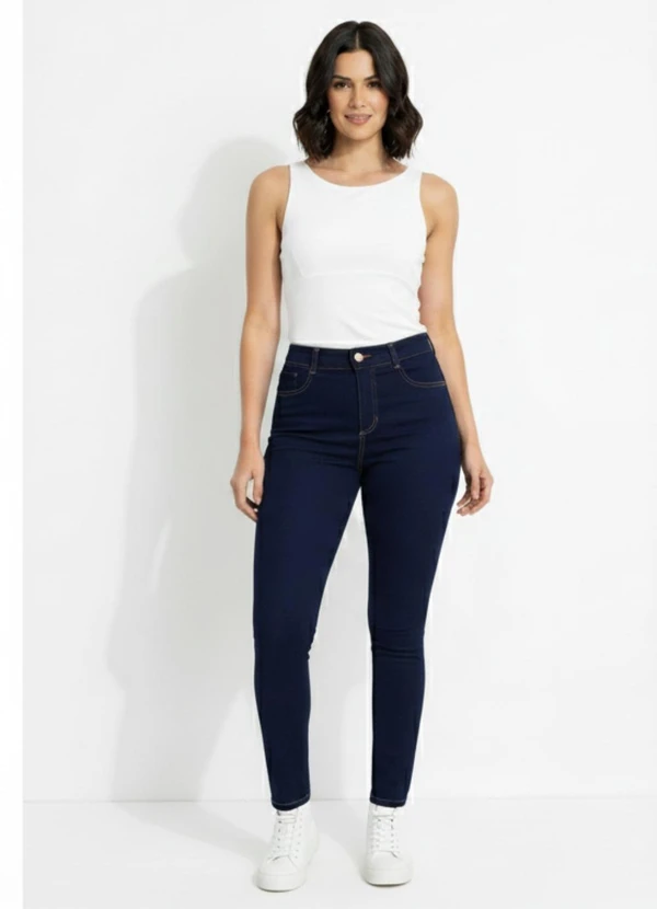 Sawary Jeans - Calça Jeans Skinny Azul 3