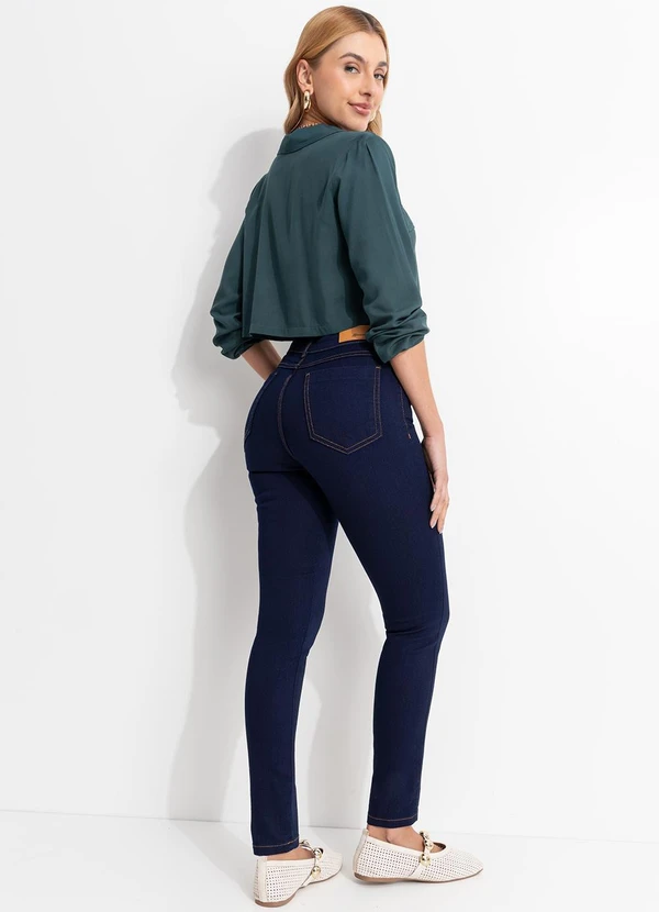 Sawary Jeans - Calça Jeans Skinny Azul 9