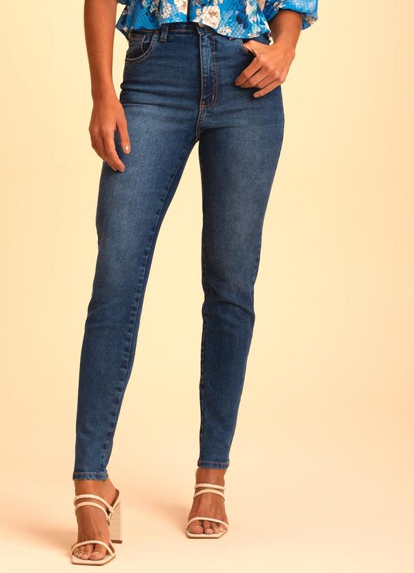 Doce Trama - Calça Jeans Skinny Azul