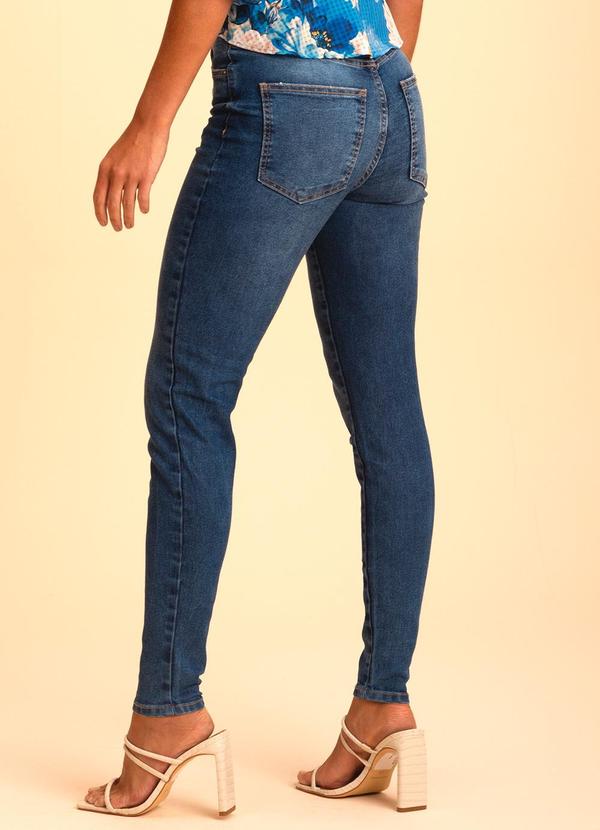 Doce Trama - Calça Jeans Skinny Azul 2