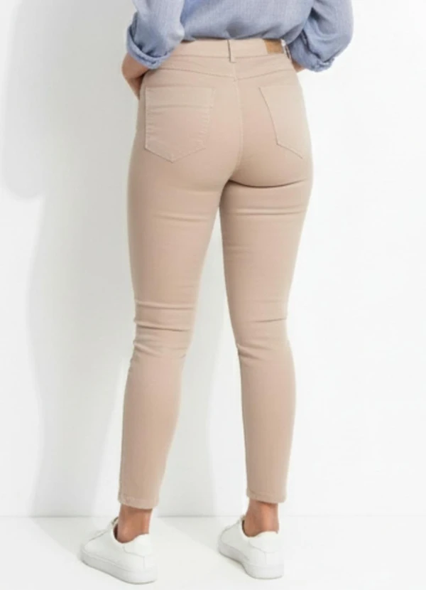 Sawary Jeans - Calça Jeans Skinny Bege 2