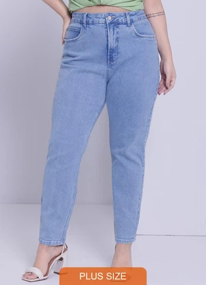 Lunender Mais Mulher - Calça Jeans Skinny Chapa Barriga Azul - LUNENDER MAIS MULHER