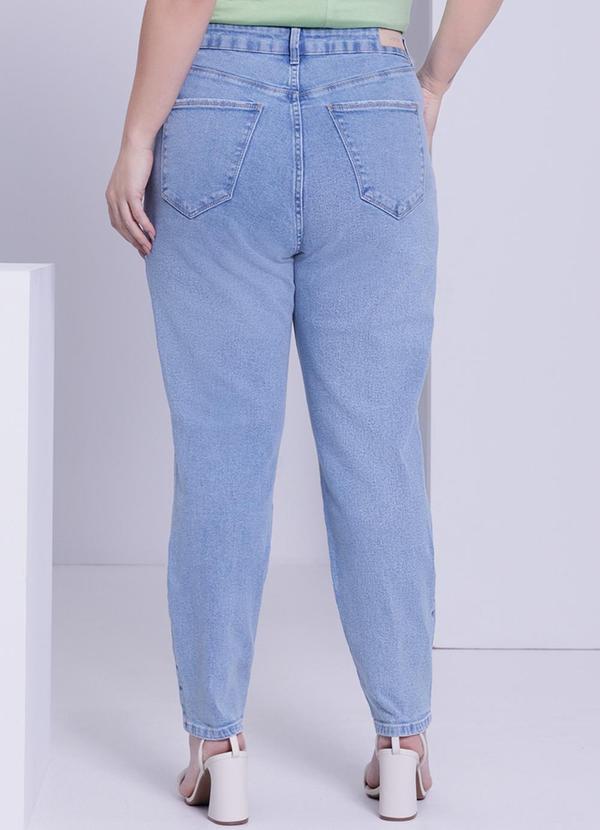 Lunender Mais Mulher - Calça Jeans Skinny Chapa Barriga Azul 2