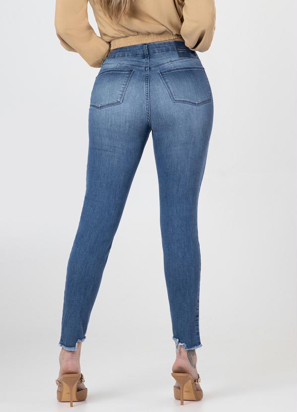 Lunender - Calça Jeans Skinny Chapa Barriga Cropped Jeans 2