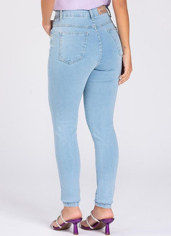 Meu Jeans - Calça Jeans Skinny Claro Azul 2